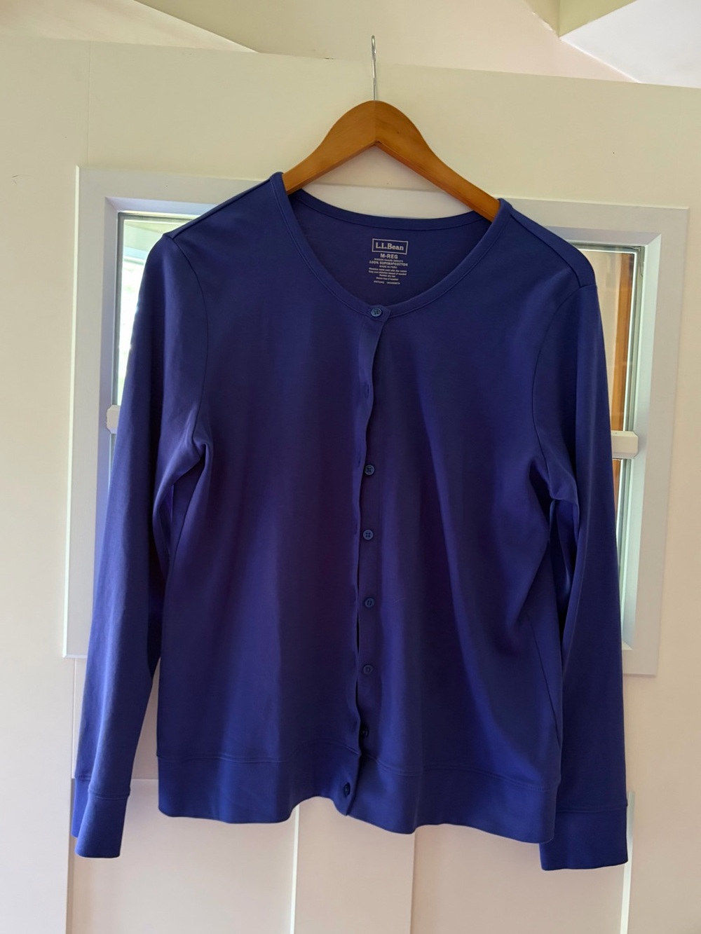 L.L.Bean Women's Crewneck Tee in Royal Blue